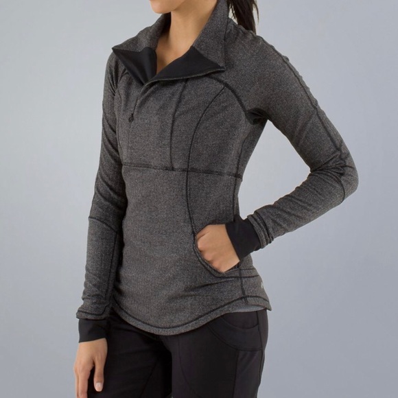 Lululemon Base Runner 2 Herringbone Zip - Picture 2 of 4